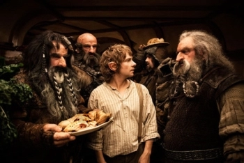 Frodo and the dwarves in Lord of the Rings