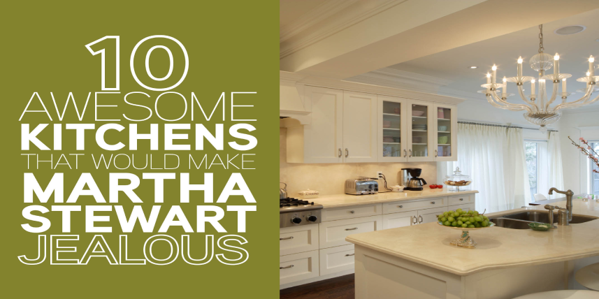 10 Awesome Kitchens That Would Make Martha Stewart Jealous title next to nice kitchen