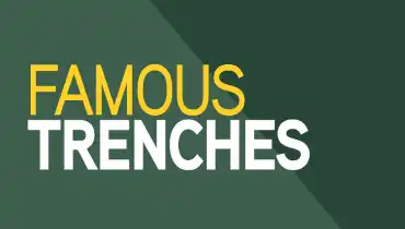 Famous Trenches title with green background