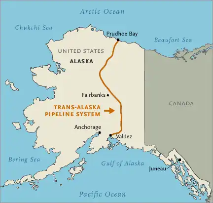 Trans-Alaska Pipeline Trench