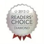2013 Readers' Choice Diamond badge.
