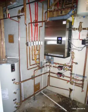 Boiler installation by Mr. Rooter