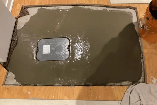 concrete patch.