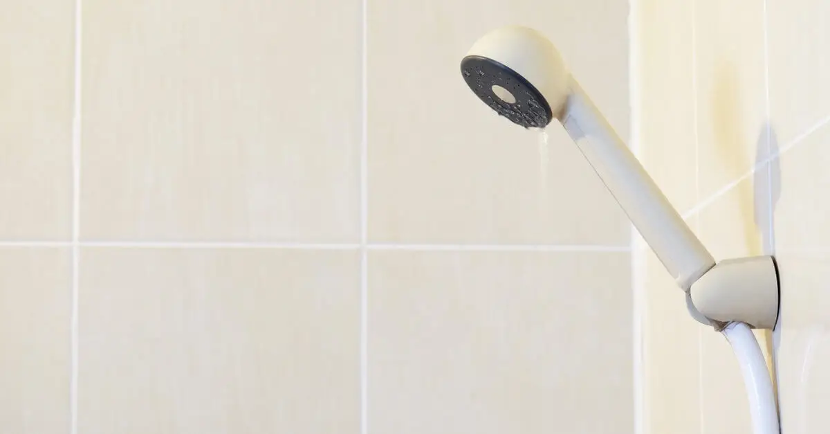 Leaky shower head in residential home