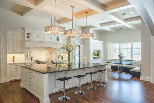 Transitional Family Kitchen