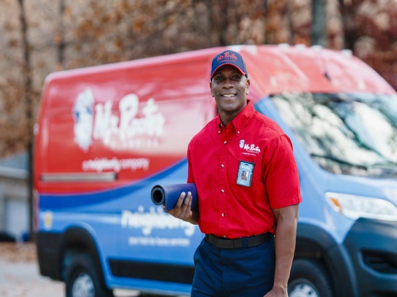 A local plumbing service provider getting ready to take care of bad smells coming from shower drains.