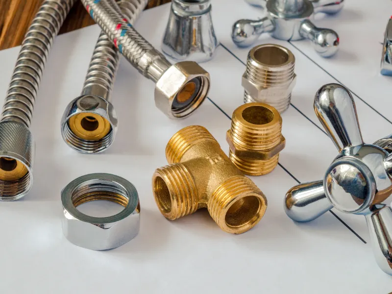 plumbing fittings.