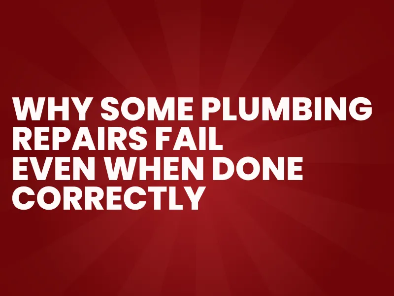 plumbing repair failure graphic.