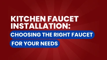 kitchen faucet installation graphic.
