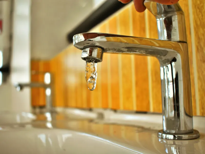 leaking faucet.