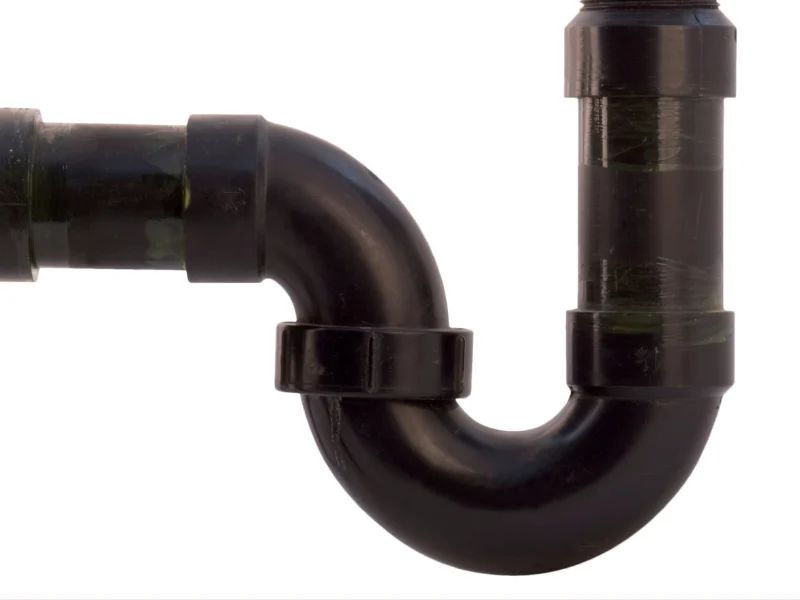 leaking p-trap.