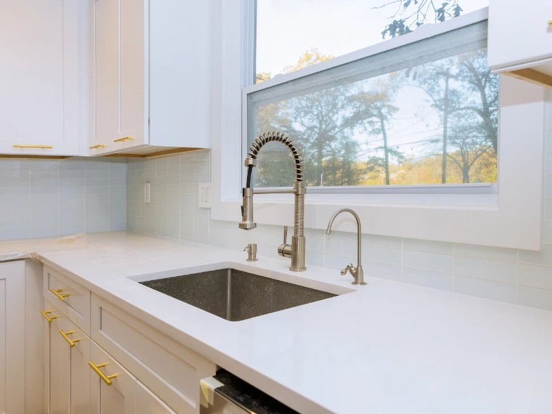 overmount sink.
