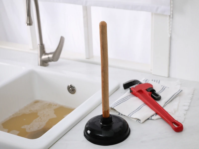 Slow draining water