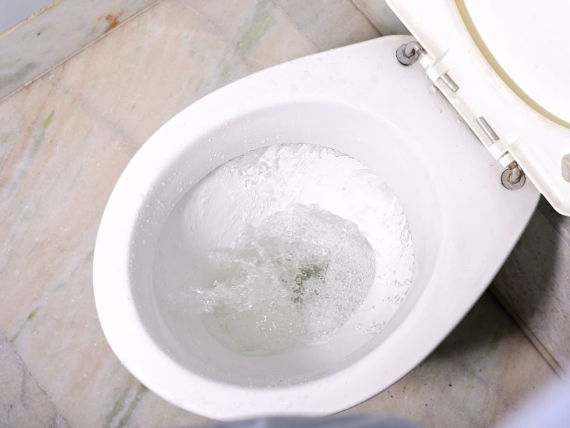 Running toilet.