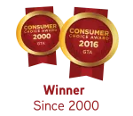 Consumer Choice Awards badge.